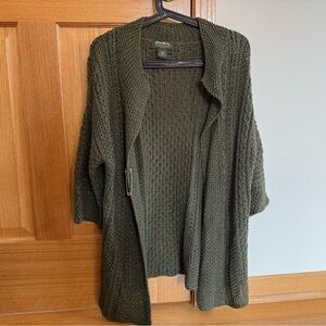 Eddie Bauer Women's Forest Green Cardigan